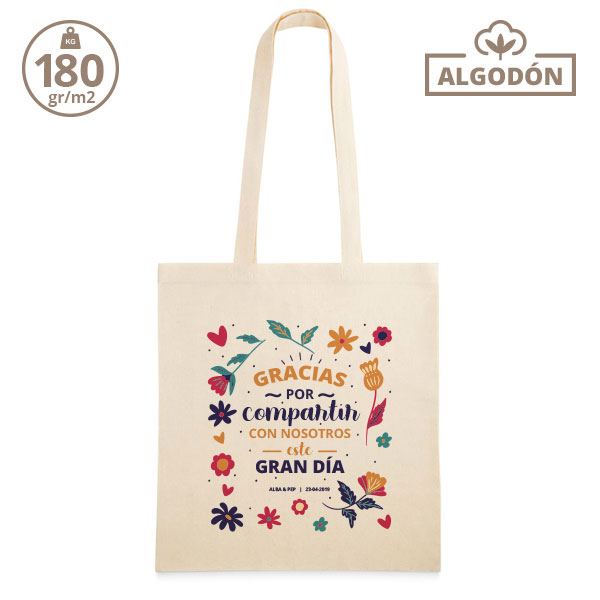 Bolsa personalizada boda – Gracias por compartir con nosotros este gran día - Imagen 4