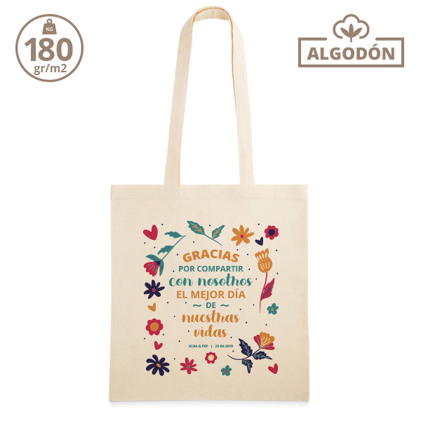 Bolsa personalizada boda – Gracias por compartir el mejor día de nuestras vidas - Imagen 4