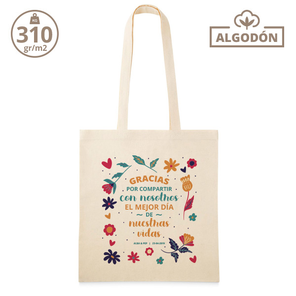Bolsa personalizada boda – Gracias por compartir el mejor día de nuestras vidas - Imagen 5