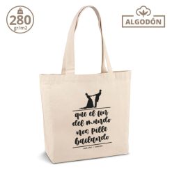Bolsa personalizada boda - Que el fin del mundo nos pille bailando silueta - Imagen 6