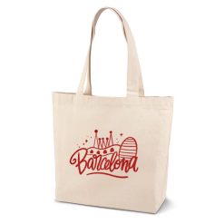 Bolsa ancha con bolsillo de 280gr. +impresión 1 tinta plana - Imagen 3