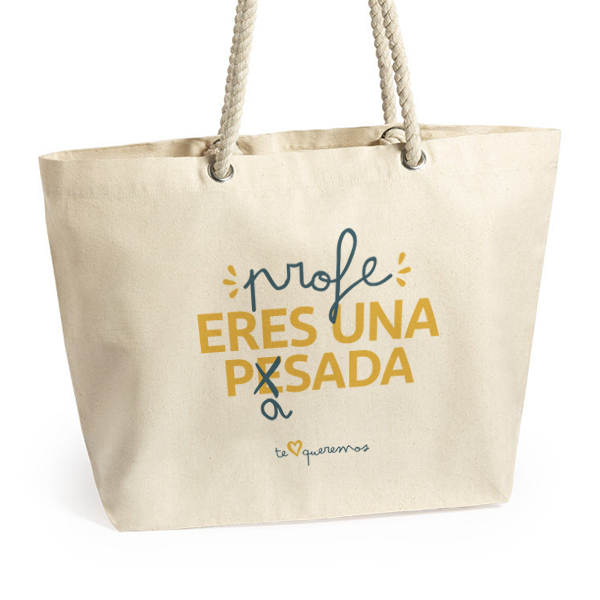 Bolsa de cuerdas- Profe eres una pasada
