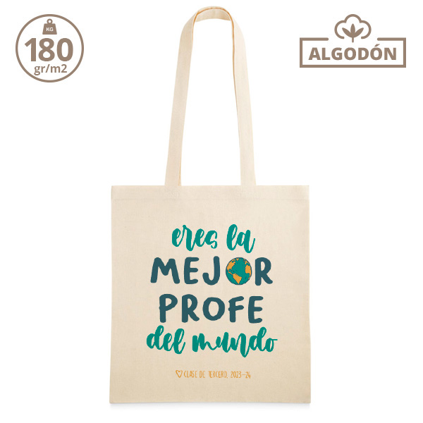 Bolsa - Eres la/el mejor profe del mundo - Imagen 3