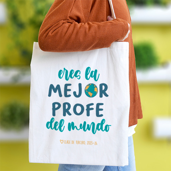 Bolsa - Eres la/el mejor profe del mundo - Imagen 2